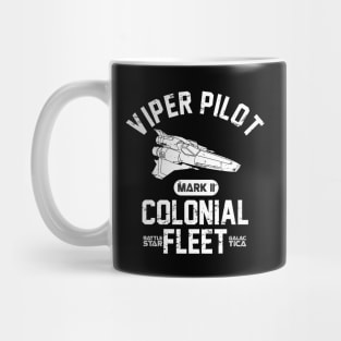 Battlestar Galactica Viper Pilot Colonial Fleet Mug